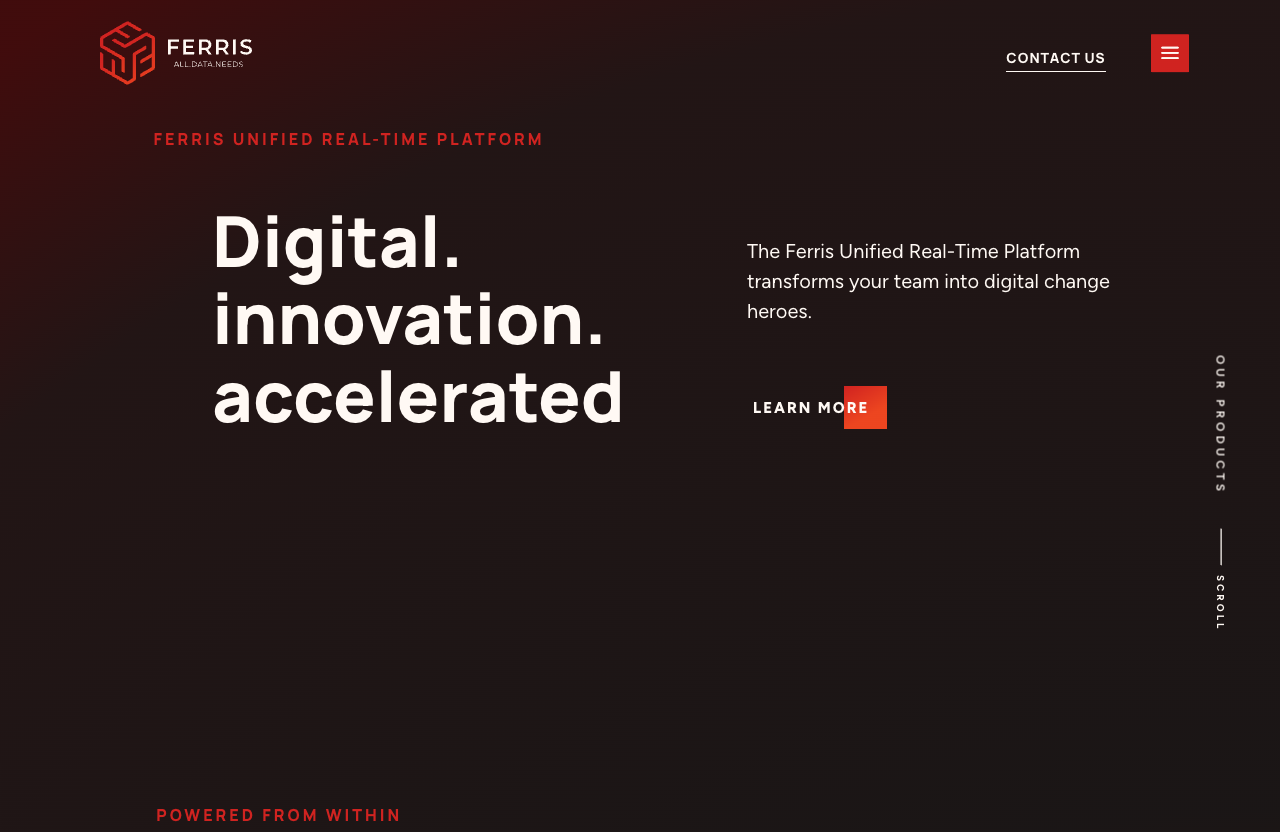 Screen shot of the Ferris AI's website